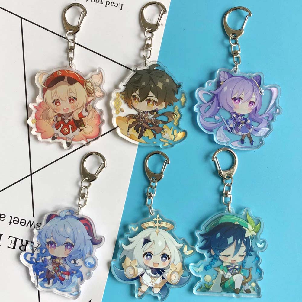 Móc Khóa Gắn Hình Nhân Vật Anime Đáng Yêu