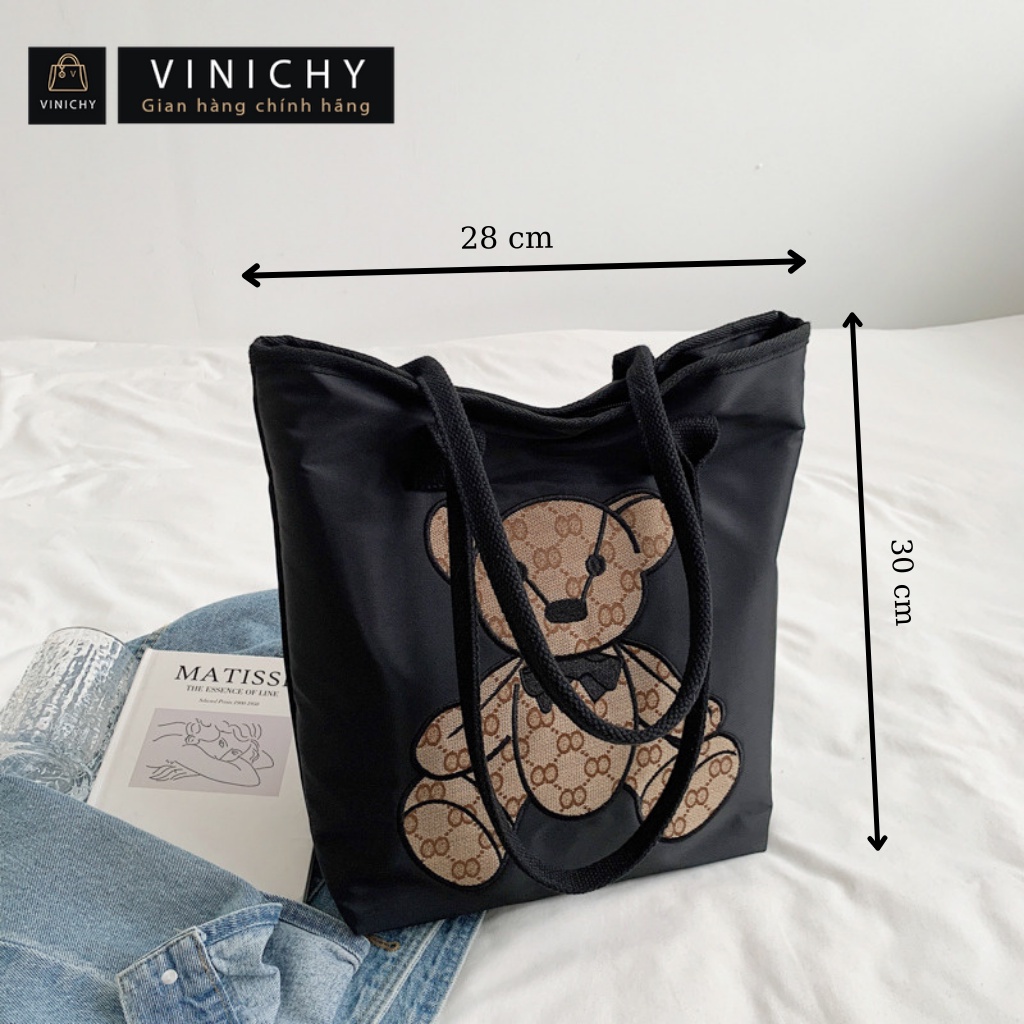 Túi Tote 2 mặt , túi công sở đeo chéo, đi chơi, đi học VINICHY, da cao cấp size 30cm HA150