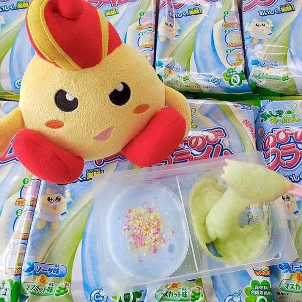 Popin Cookin Neru Neru làm kẹo Slime vị Soda & Nho xanh