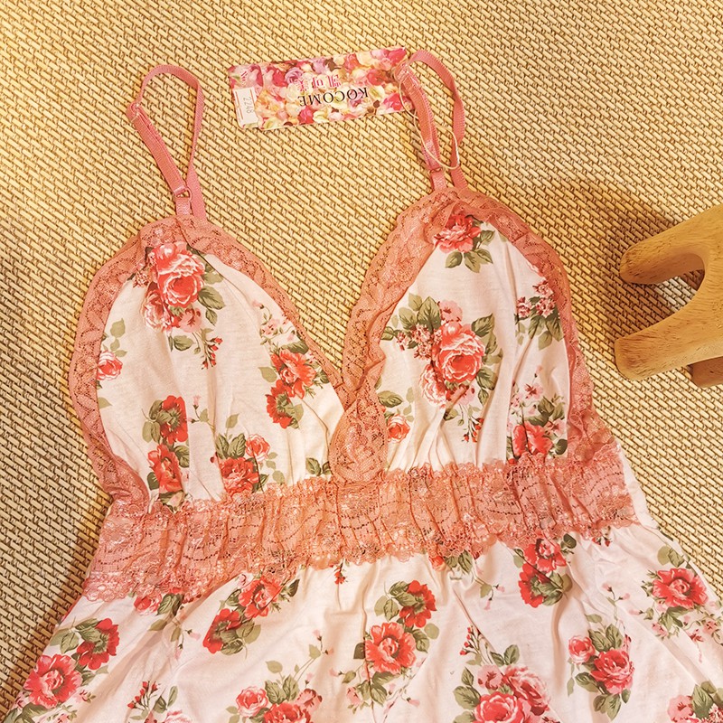 Bộ ngủ 2dây cotton thoải mái dễ thương đồ ngủ sexy dành cho nữ | BigBuy360 - bigbuy360.vn