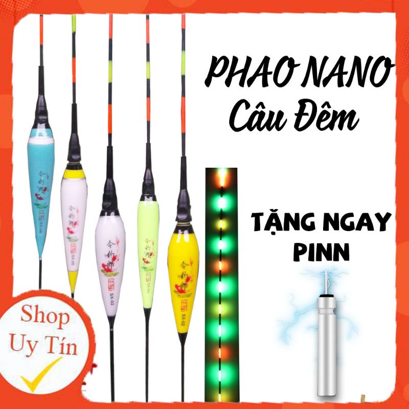 [TẶNG PIN] Phao Đài Câu Đêm Đa Sắc phù hợp câu đơn, đài, tay....