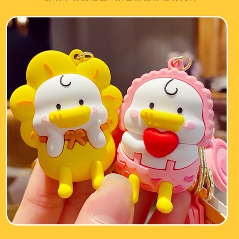 Móc khóa Bé Vịt Baby mặc tã siêu dễ thương, chắc chắn, màu sắc sặc sỡ Hàng Loại 1