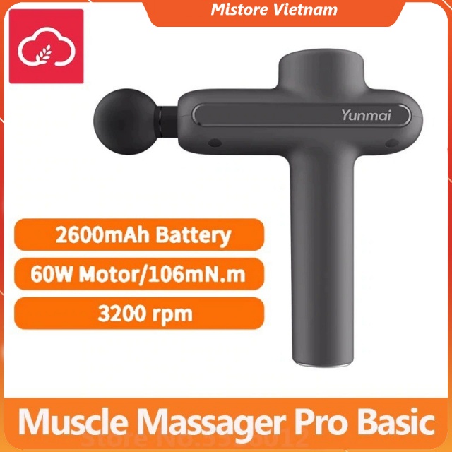 Súng massage không dây cầm tay Xiaomi Yunmai Massage Gun Pro Basic