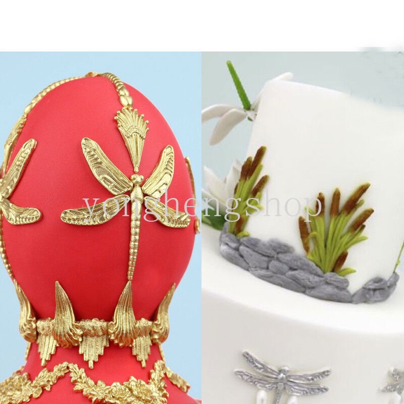 Khuôn Silicone Tạo Hình Làm Bánh Kẹo Hình Chuồn Chuồn DIY