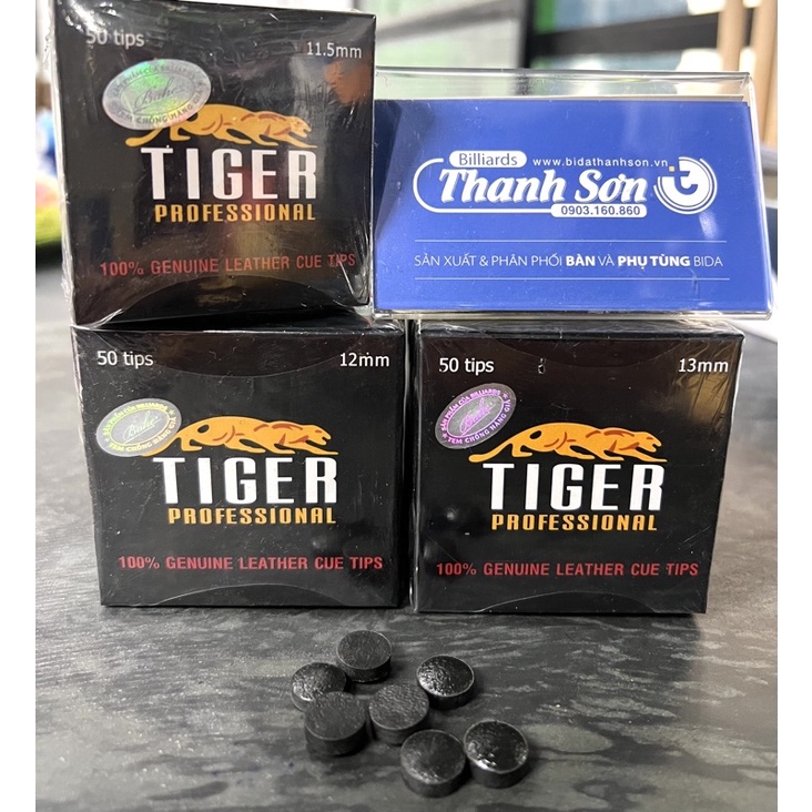 [Hộp 50 Viên] Đầu Cơ Bida - Tiger