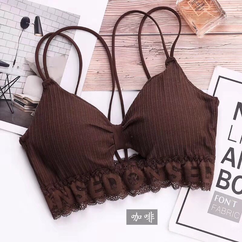 Áo bra chân ren dây kép chất đẹp mã 905