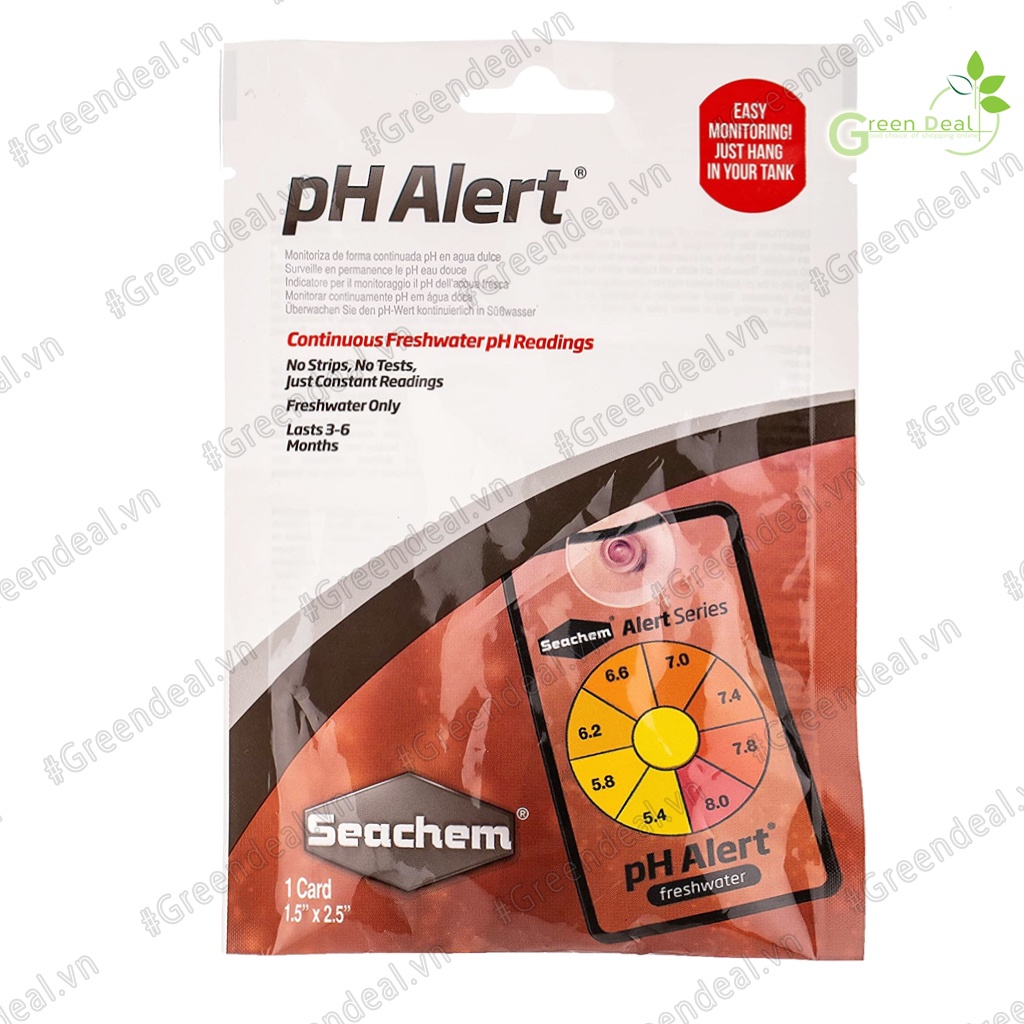 SEACHEM - pH Alert | Bộ đo pH nước hồ cá thủy sinh