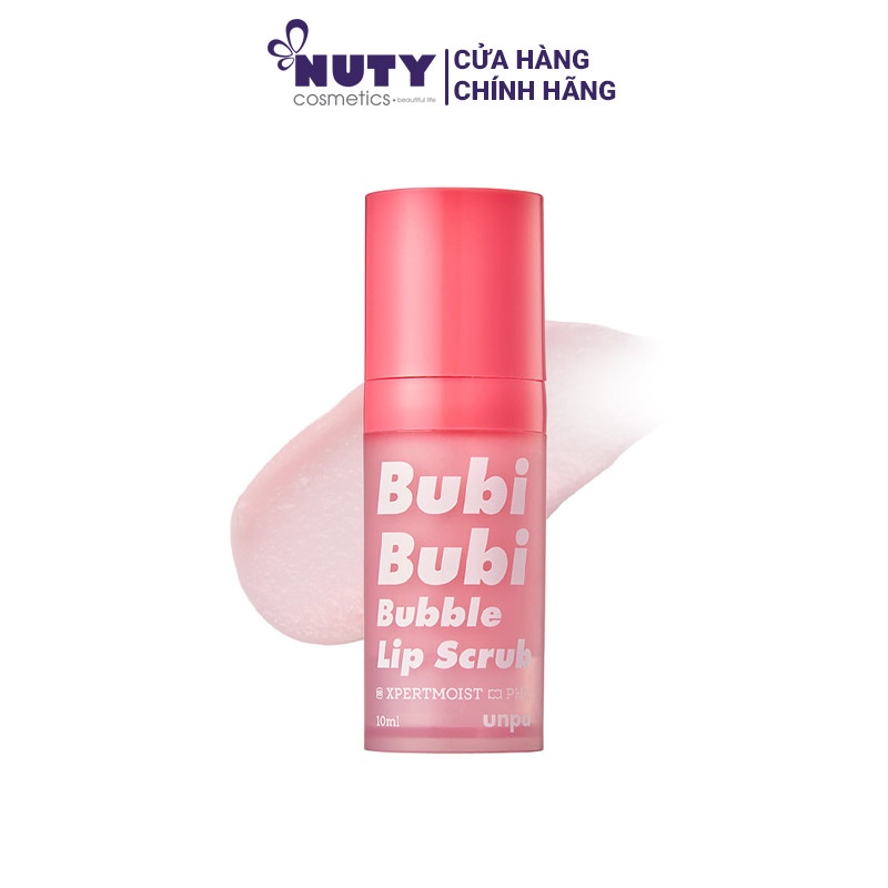 Tẩy Tế Bào Chết Môi Unpa Bubi Bubi Bubble Lip Scrub (10ml)