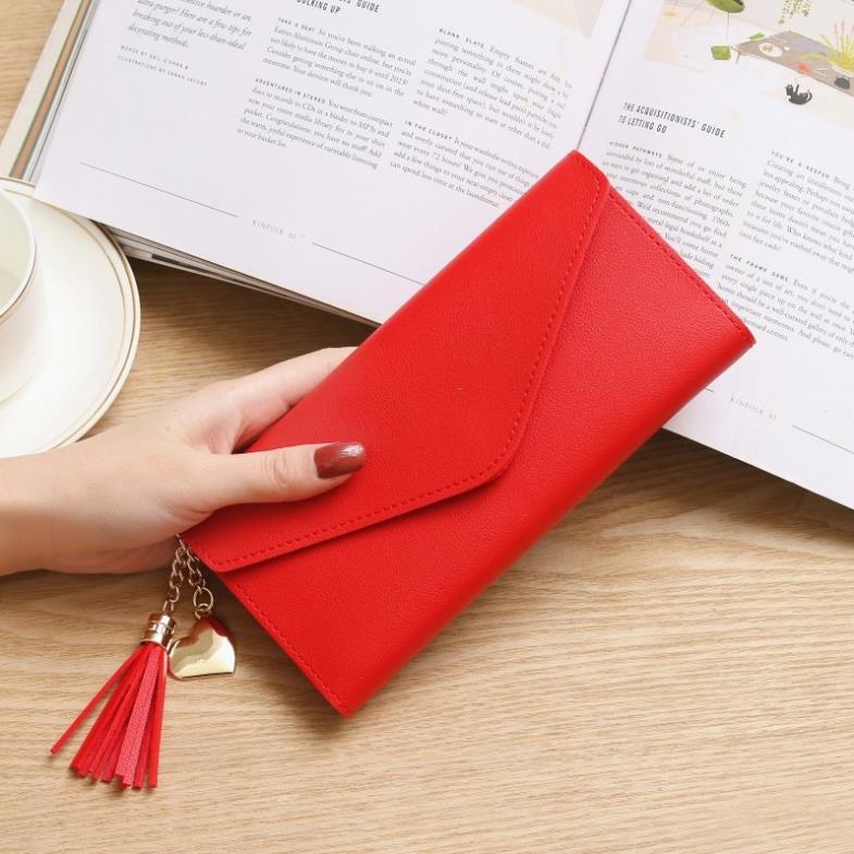 [SALE] Ví Cầm Tay Nữ Dài Tua Rua Phong Cách Hàn Quốc - TVNN173 MINMIN