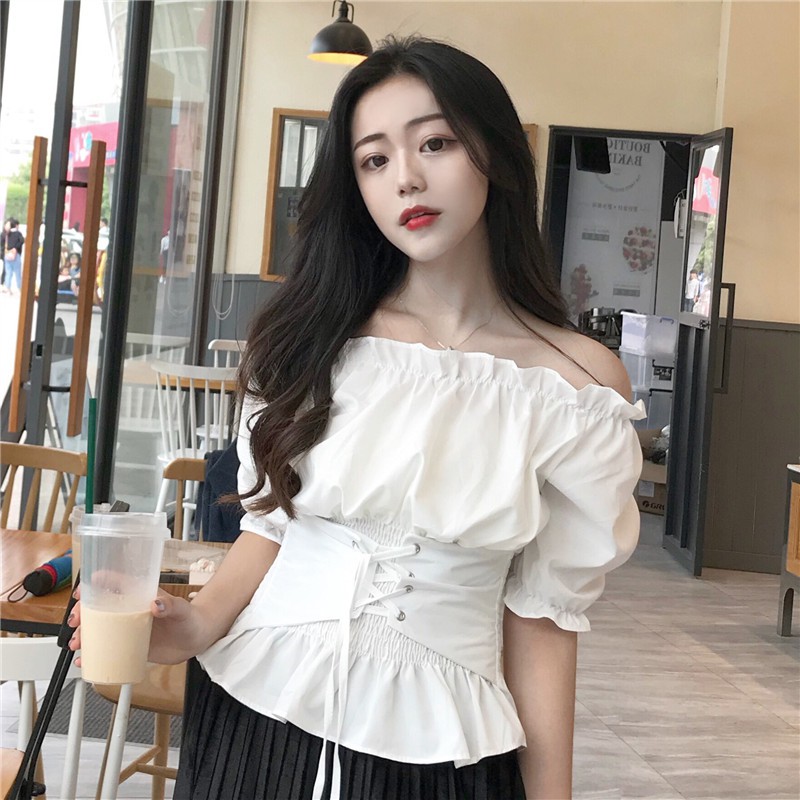 ÁO SƠ MI NỮ THẮT EO ULZZANG | BigBuy360 - bigbuy360.vn