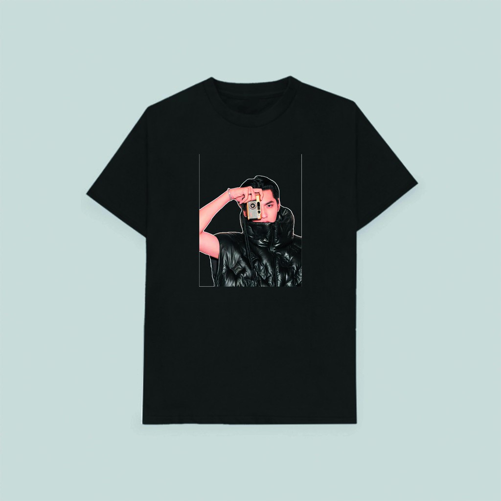 Áo phông đen in hình ĐẶNG LUÂN TÔN TRẠCH NGUYÊN DƯƠNG MỊCH HỨA GIAI KỲ