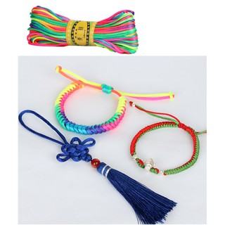 5-10met dây tim ngũ sắc đủ size size 1.5-2-2.5mm bóng mềm đan vòng