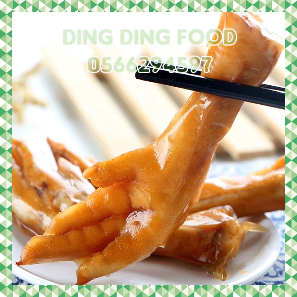 Date 2024 - Chân Gà Cay Tứ Xuyên Siêu Ngon Có 2 Vị , Cay Và Không Cay, Ăn Vặt Trung Quốc, DING DING FOOD