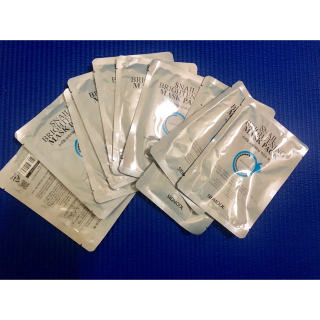 Mặt nạ làm trắng da sidmool snail britening mask