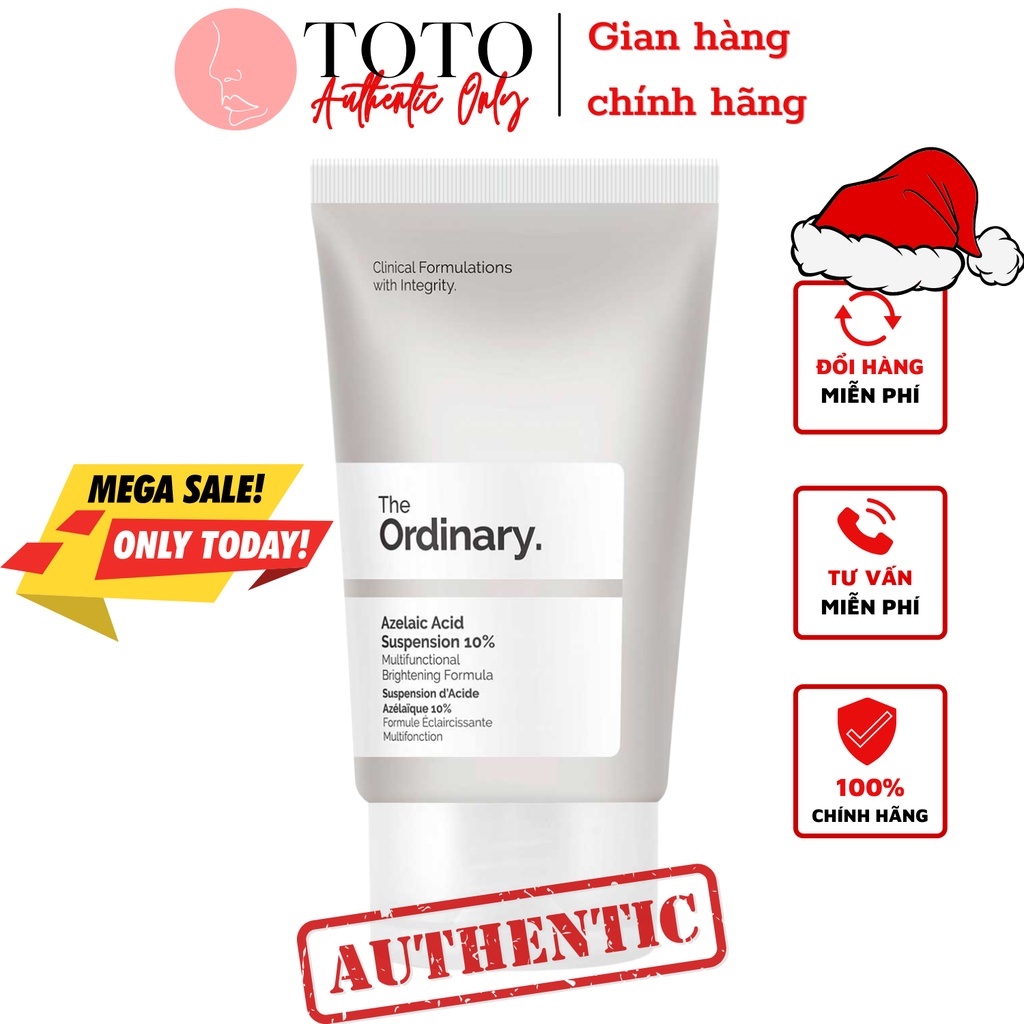 Azelaic acid, kem dưỡng the ordinary 30mil, 100mil TOTO Shop