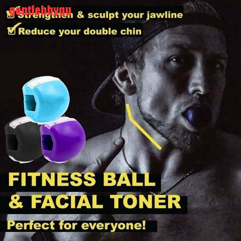 [gentlehhygu]Jawline Exerciser Jawlineme Exercise Fitness Ball Neck Face Toning Jawzrsize