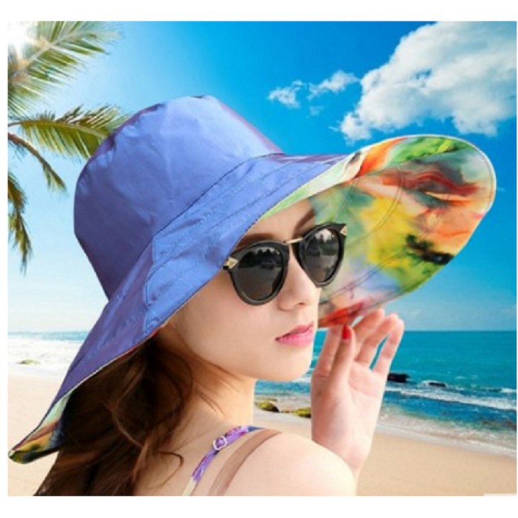 NÓN MŨ VẢI VÀNH SIÊU RỘNG CHỐNG TIA CỰC TÍM