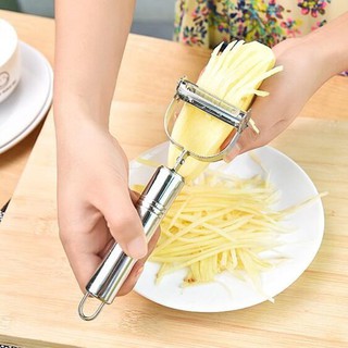 Dụng cụ nạo củ quả inox 2 lưỡi