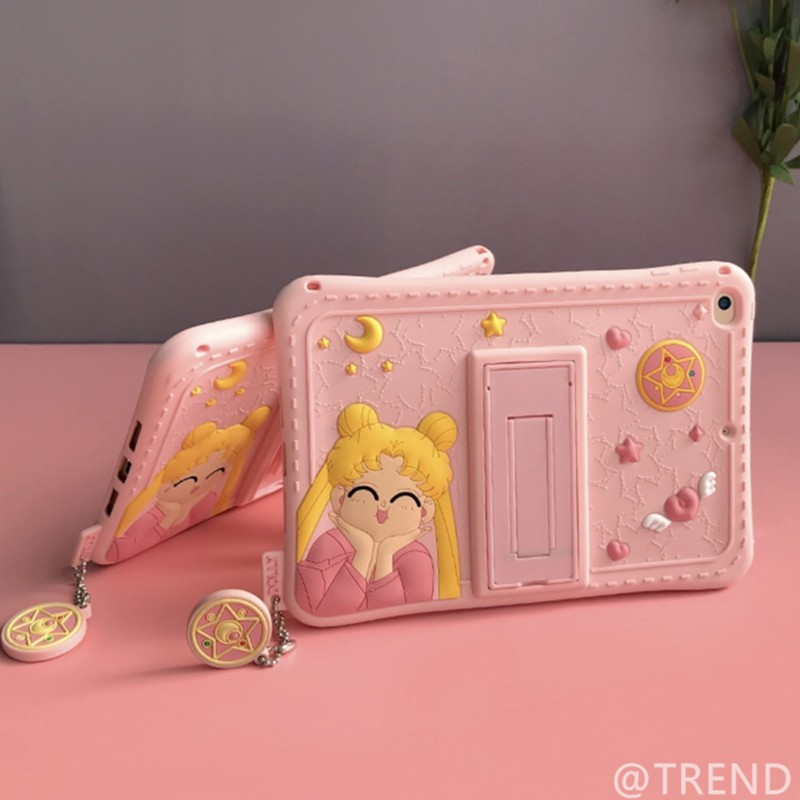 Ốp Lưng Silicone Họa Tiết Thủy Thủ Mặt Trăng Thời Trang Cho Ipad Air 1 2 3 Mini 4 5 Pro 2017 2018 2019 2020 | BigBuy360 - bigbuy360.vn