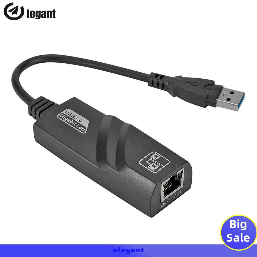 [NEW]Mini USB 3.0 Gigabit Ethernet Adapter USB to RJ45 Lan Network Card for PC