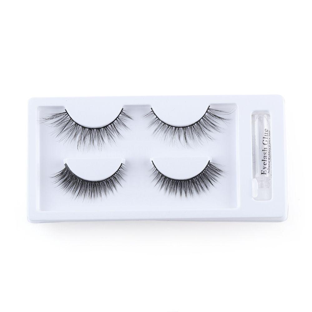 Set 2 Cặp Lông Mi Giả BSUNS SKONHED Kèm Keo Dán Có Thể Tái Sử Dụng