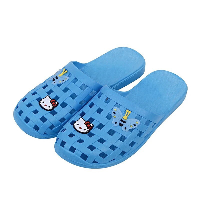 Dép sục nhựa dẻo lỗ vuông đi mưa bit mũi nữ ( Xanh, Đỏ) - SL003 | BigBuy360 - bigbuy360.vn