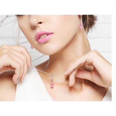 Dây chuyền bạc 925 trang trí mặt đính đá kim cương và ngọc trai nhân tạo 36 kiểu dáng dành cho nữ