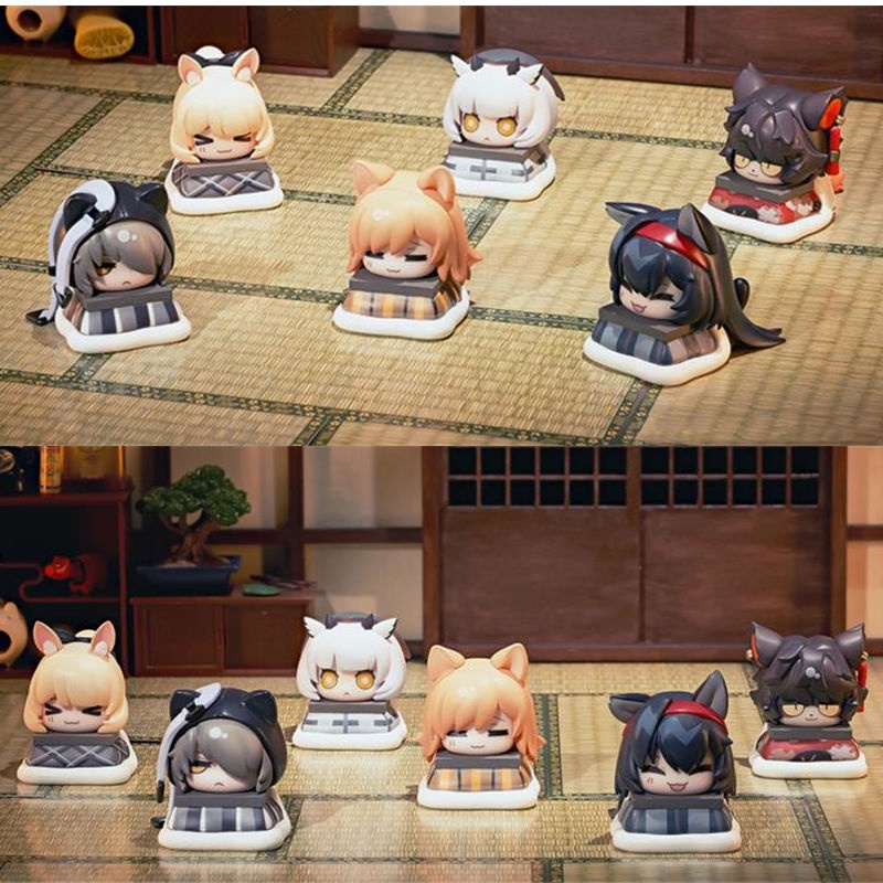 1 Bộ / 6 Mô Hình Nhân Vật Arknights Bằng pvc