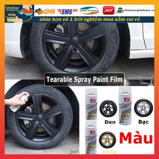 Sơn phun.Sơn xe.Sơn xịt lốp xe ô tô.nhiều màu Chai Sơn lột cao su