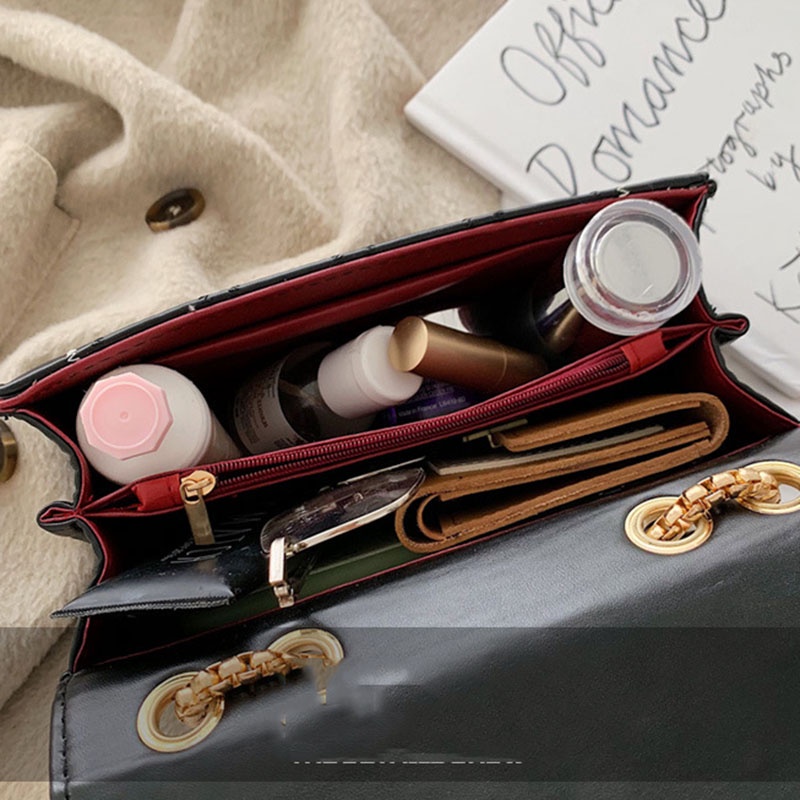 Túi Đeo Chéo Dây Xích Hình Thoi Nhỏ Dễ Phối Đồ Thời Trang Cho Nữ