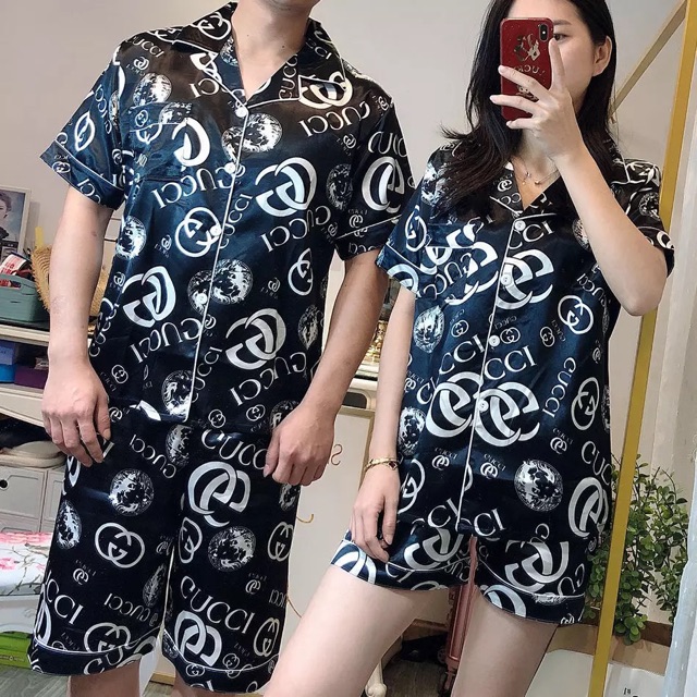 PIJAMA LỤA CHO NAM VÀ NỮ CÓ BÁN LẺ giao ngẫu nhiên
