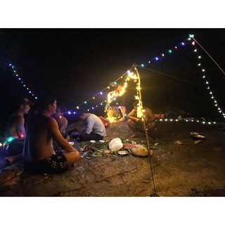 Đèn Led Dây USB vs Pin Dài 6m X 40 Bóng Chiếu Sáng- Trang Trí Lều Trại Và Chụp Hình