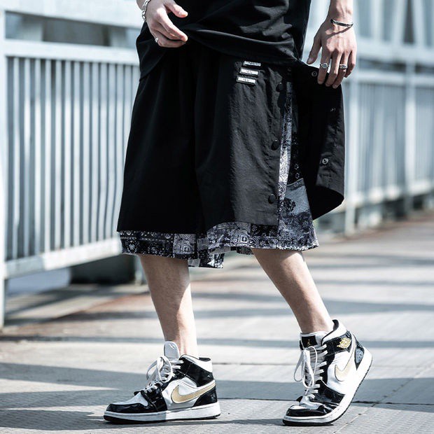 Quần ngắn ống rộng Phong Cách Hàn Quốc Dành Cho Nam
