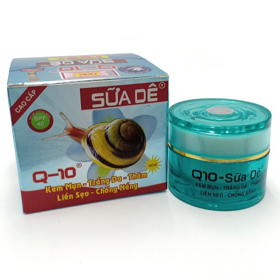 Kem Ngừa Mụn Thâm Liền Sẹo Trắng Da Q10 Sữa Dê 12g | BigBuy360 - bigbuy360.vn