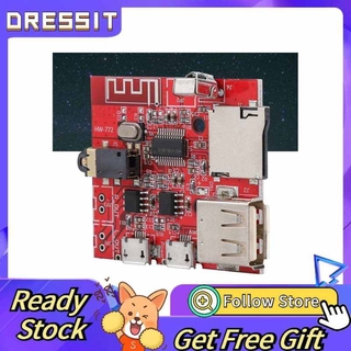 Dressit Bluetooth 4.1 MP3 Decoding Module Receiver Board Circuit w/ Remote Control