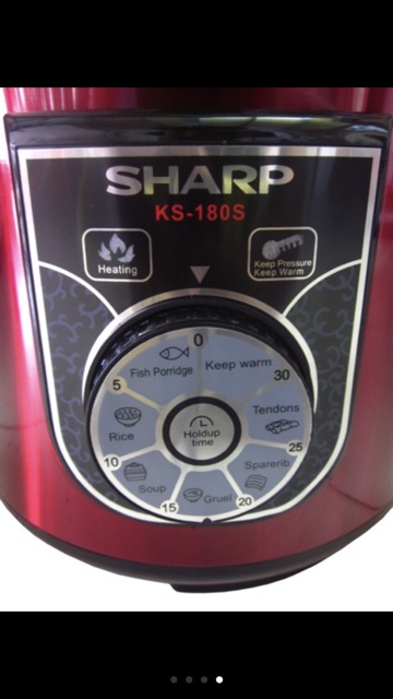 Nồi Áp Suất Điện Đa Năng Sharp KS-180S/KS-1800 Lòng Inox Cao Cấp