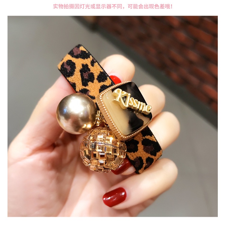 Dây cột tóc, buộc tóc SD311 họa tiết da beo xinh đẹp phong cách Hàn Quốc làm phụ kiện tóc thời trang cho nữ