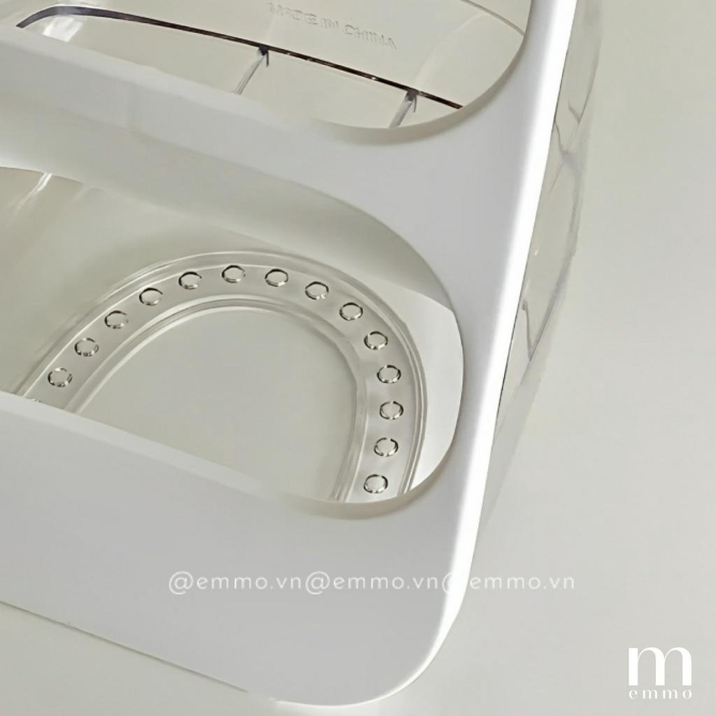 ỐNG ĐỰNG MUỖNG ĐŨA ĐA NĂNG 3 NGĂN DÀY DẶN EMMO RADIANT (LOẠI 1)