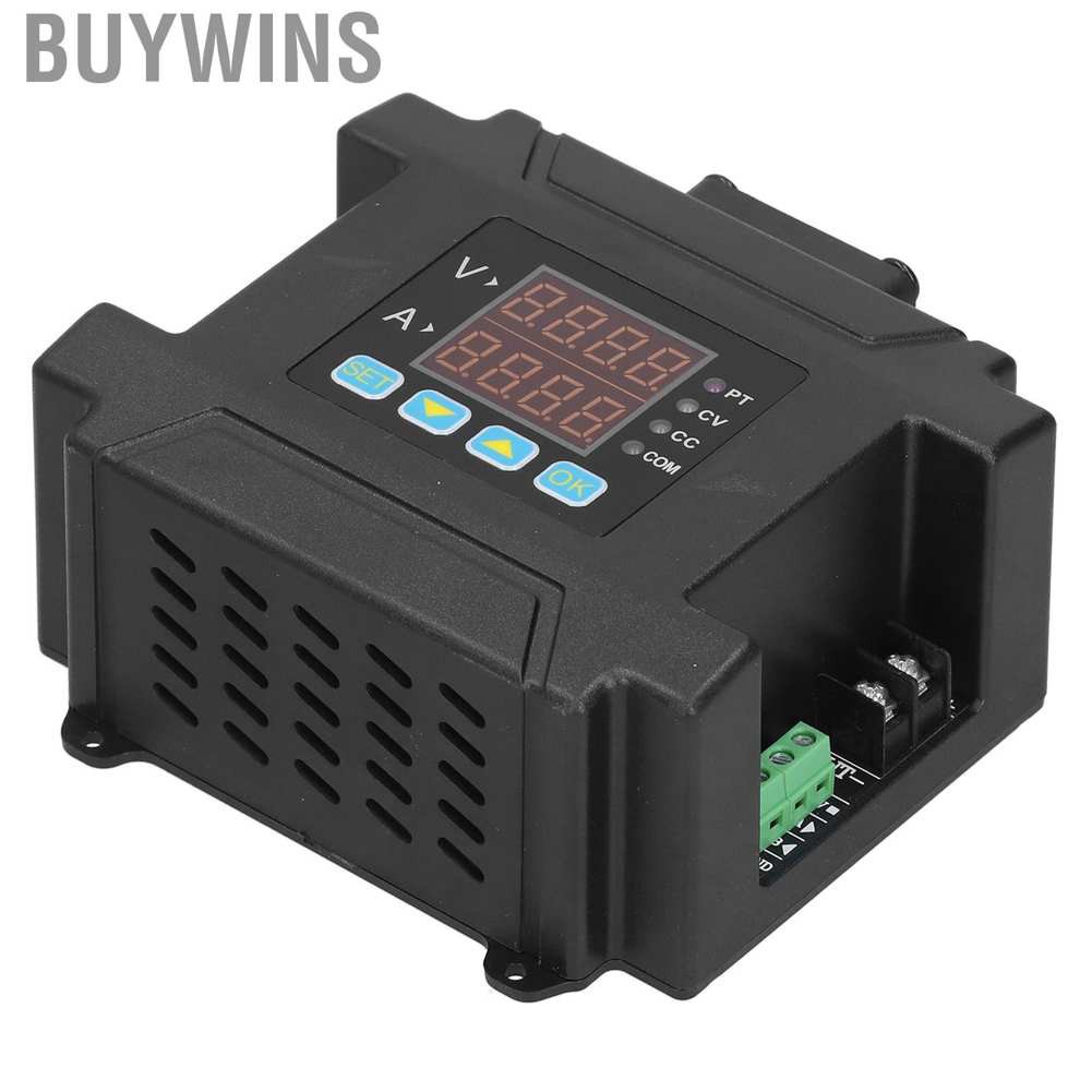 Buywins Digital Adjustable Regulated Power Supply LCD Display Buck Module with Shell 0-5A