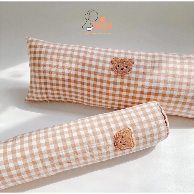 vải caro đũi ko nhăn ô 1cm may gối ôm,đồ bộ,váy ko nhăn