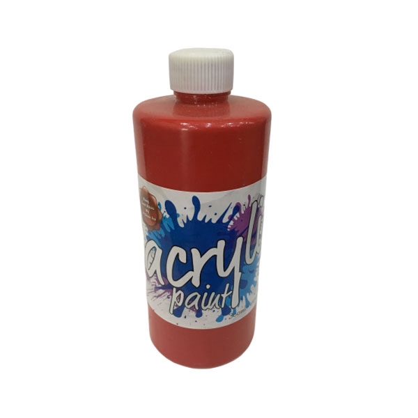 Chai Màu Vẽ Acrylic-300Ml - Màu Đỏ - COLORMATE CO., LTD