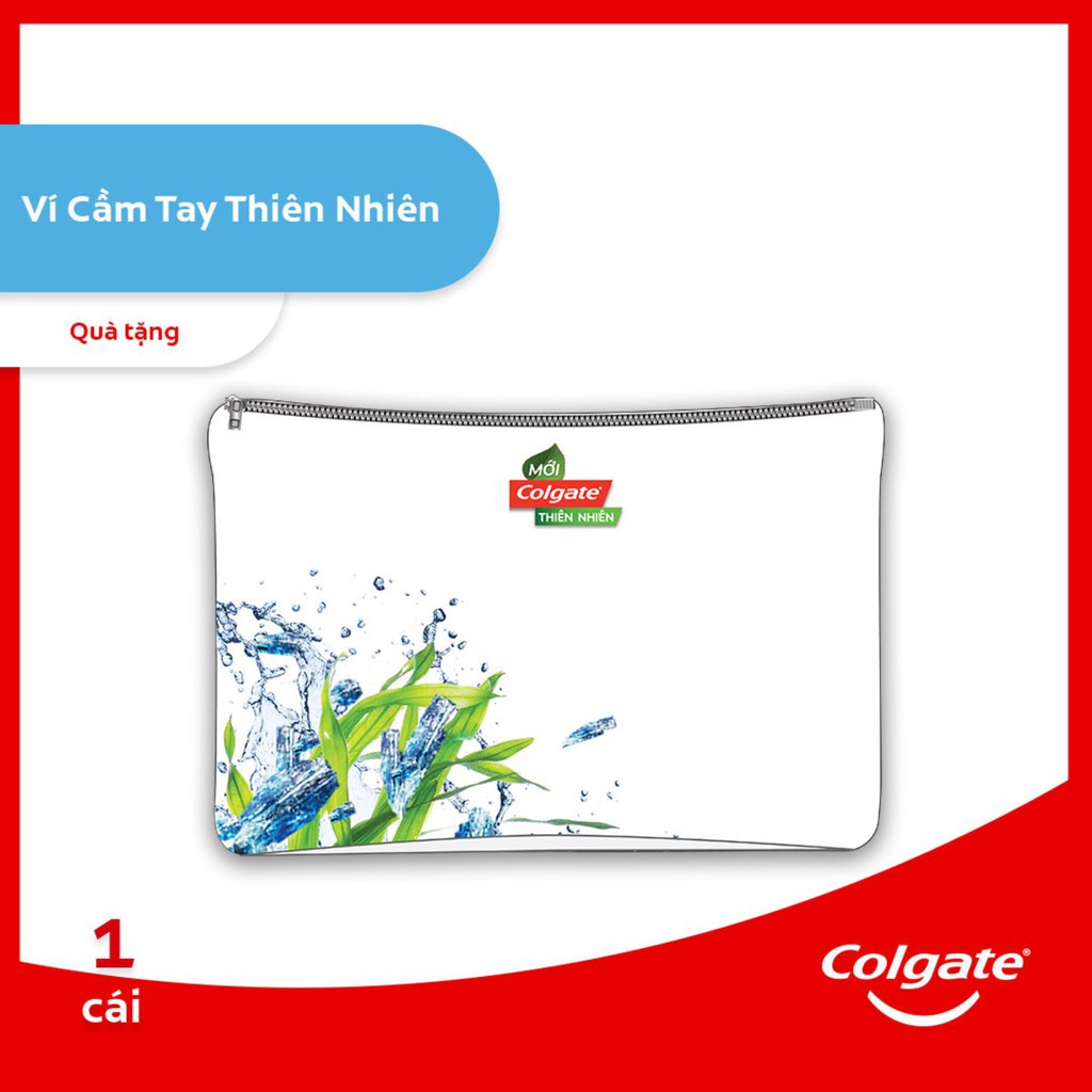 [HB gift] Túi Tote Mlem + Túi cầm tay thiên nhiên + Hộp 2 Nắp đậy bảo vệ đầu bàn chải Colgate