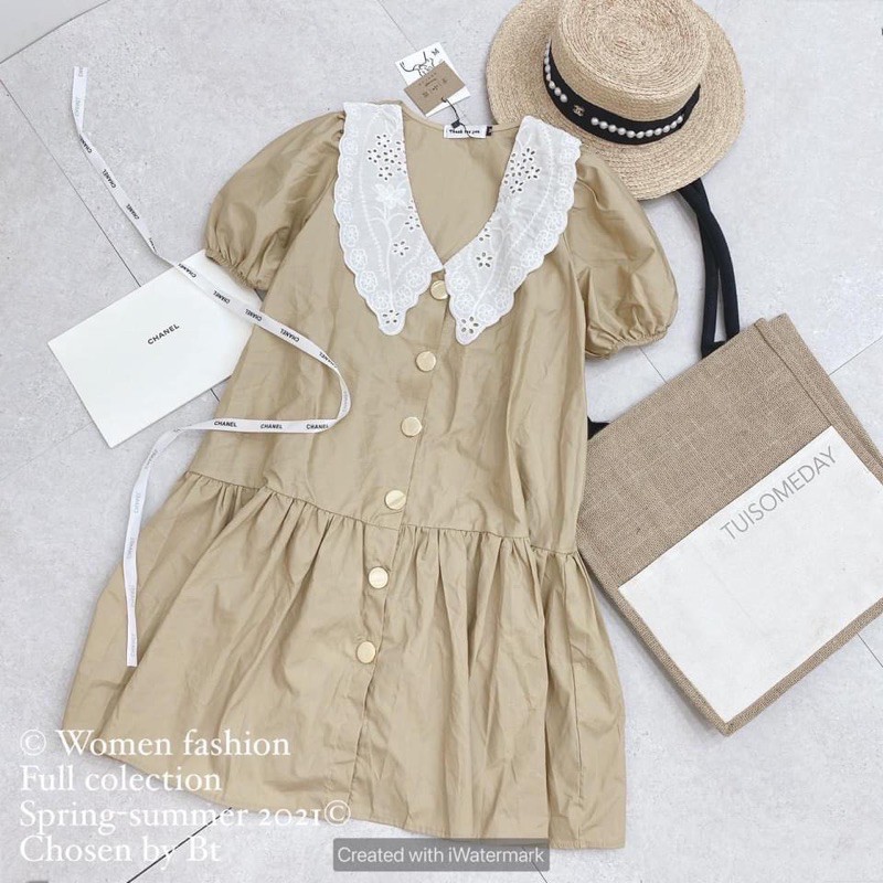 VÁY THIẾT KẾ CỔ YẾM REN | BigBuy360 - bigbuy360.vn