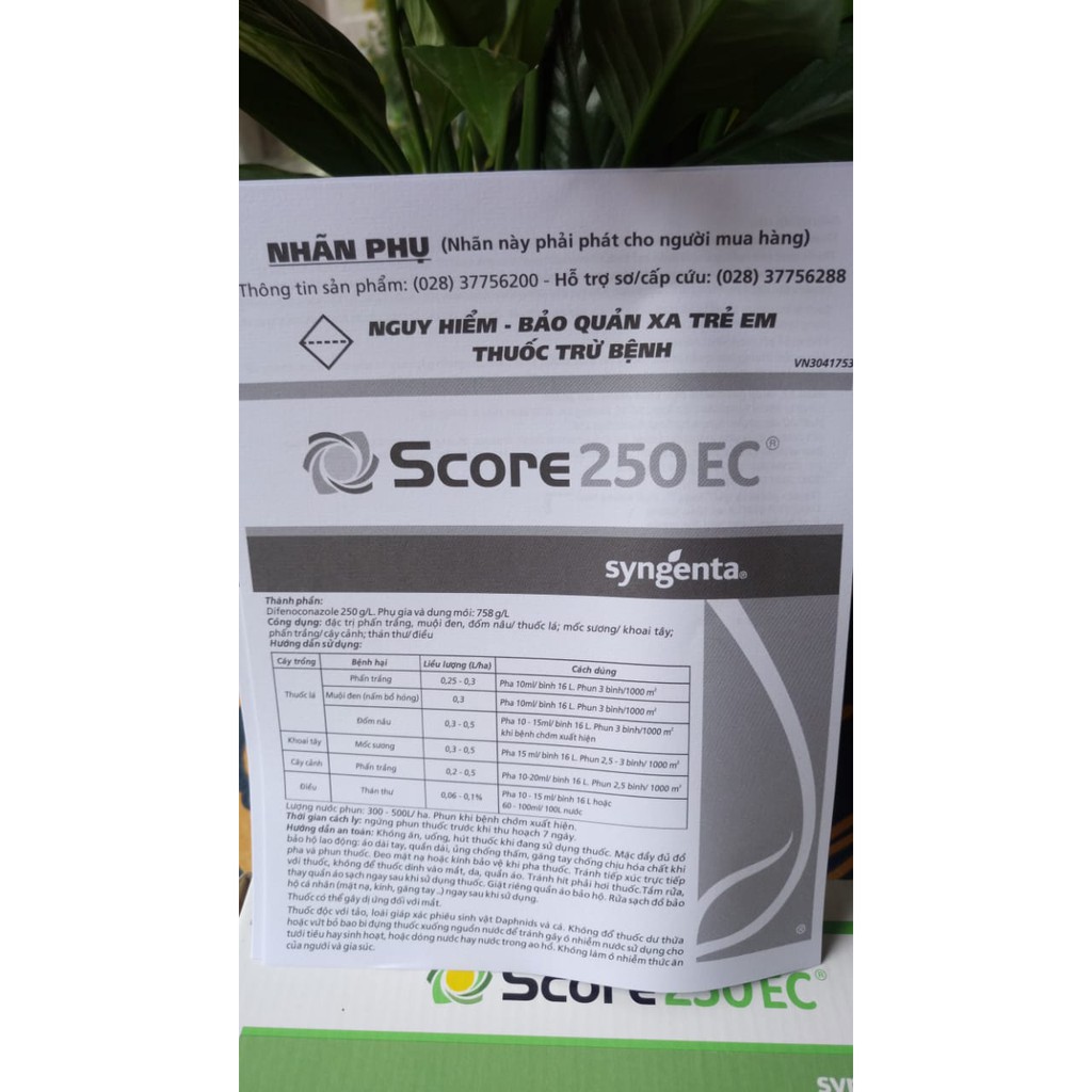 Score 250EC- Thuốc đặc trị nấm, phấn trắng, mốc sương cho cây trồng