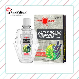 Dầu gió trắng con ó mỹ eagle brand medicated oil 24ml usa