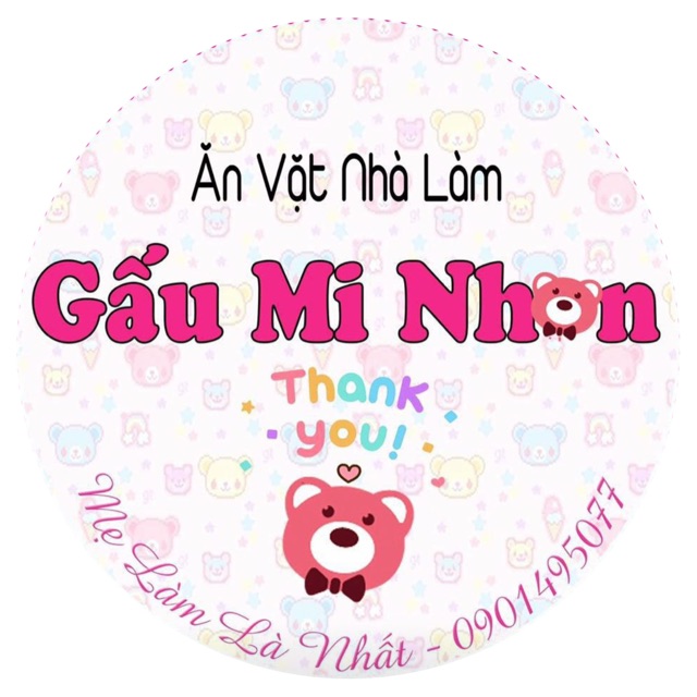 Bánh tráng gấu mi nhon