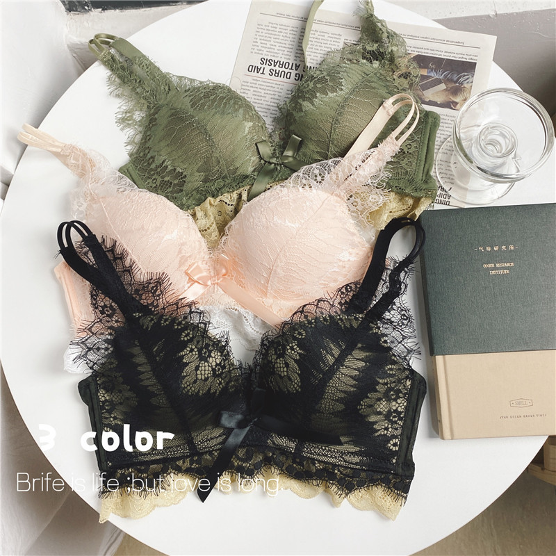 Áo lót nâng ngực phối ren quyến rũ size 32-38AB cho nữ