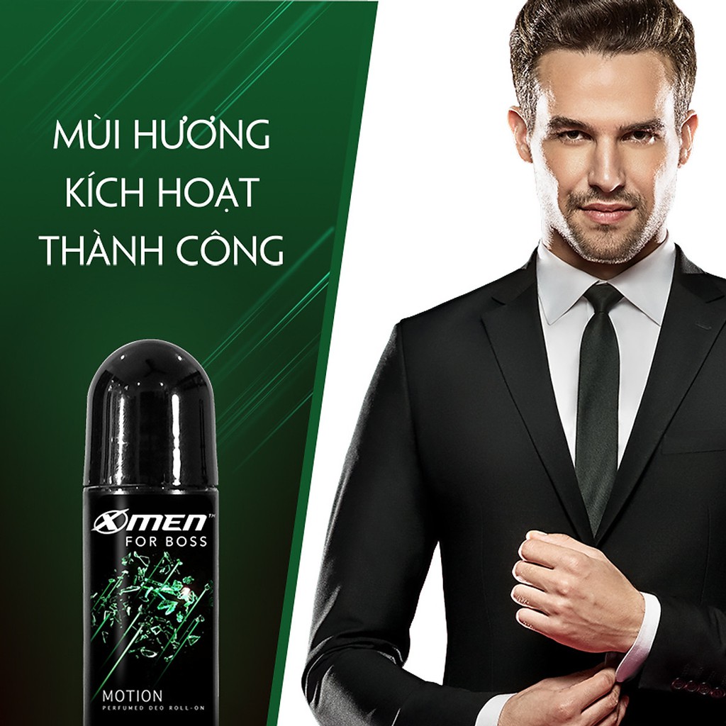 Lăn khử mùi Xmen For Boss Motion 50ml