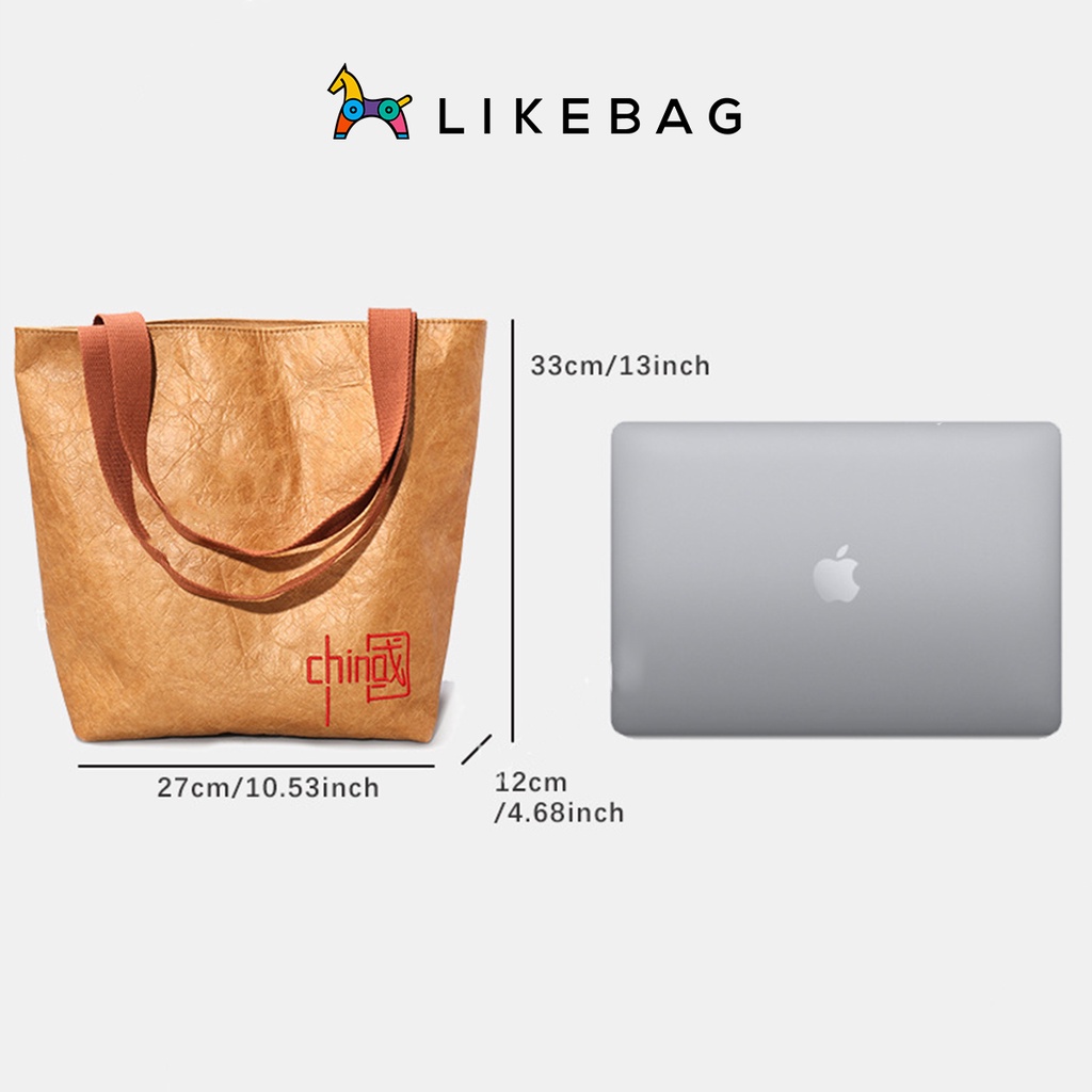 Túi xách nữ đeo chéo thời trang LIKEBAG Tote chất liệu Dupont lên form đẹp 218NPZ1001 - LIBAGI
