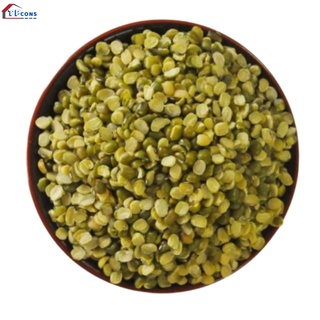 Đậu xanh nửa hạt có vỏ ngon đóng gói 1 kg.
